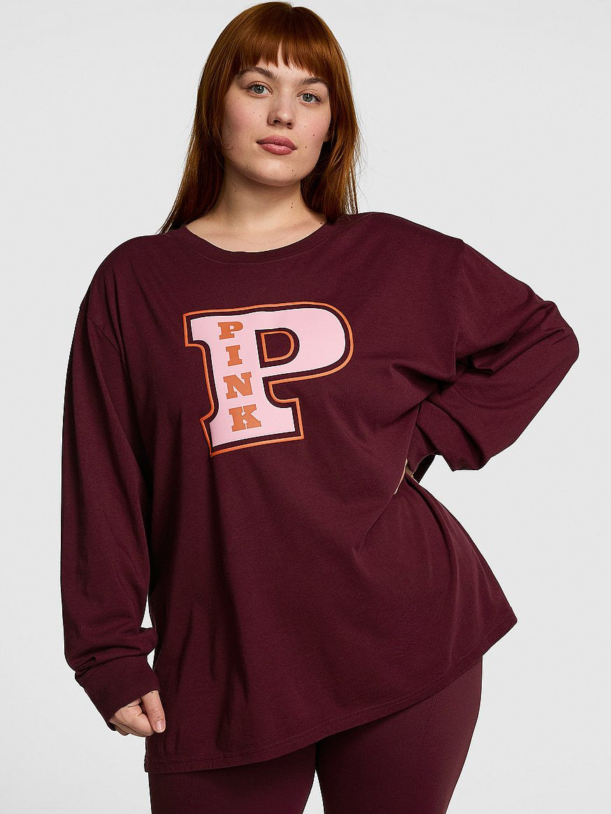 PINK cotton long sleeve